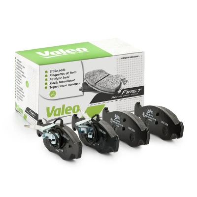 Bild av VALEO 301038 Jeu de plaquettes frein FIRST Essieu avant contact signal d&#039;usure inclus sans tôle anti bruit PEUGEOT: 306 3/5 portes