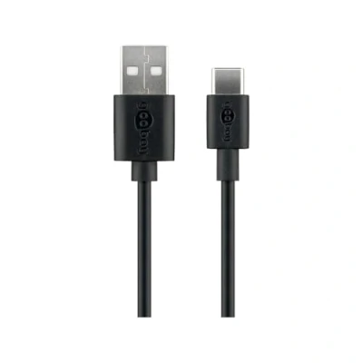Bild av Goobay USB C laddningskabel för smartphone och surfplatta i olika färger längder