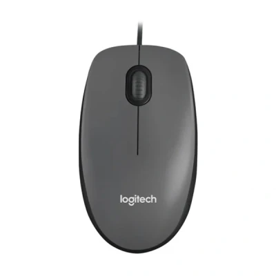 Bild av Logitech M100 trådbunden USB mus, 3 knappar, 1000 DPI optisk spårning, tvåhänt PC/Mac/bärbar dator/Chromebook Svart