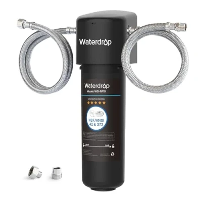 Bild av Waterdrop 10UA Undercounter Vattenfiltersystem, Direkt Anslutning till Köksblandare, 30000 Liter Hög Klorreduktionskapacitet, USA Tech