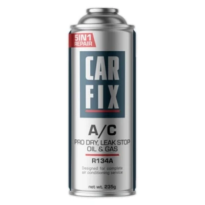 Bild av CARFIX köldmedium r134a, luftkonditioneringsgas tätningsmedel för luftkonditionering avfuktare luftkonditioneringssystem 1 burk 5in1 r134a köldmedium, 235g