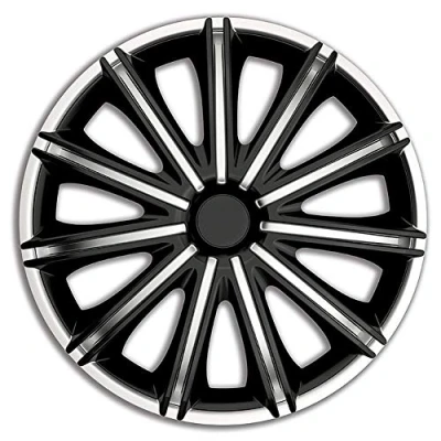 Bild av AUTO STYLE Set hjulskydd Nero 15 tum silver/svart