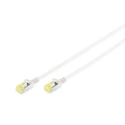 Bild av DIGITUS LAN Kabel Cat 6A 7m Slim RJ45 nätverkskabel U/FTP Skärmad Kompatibel med 6 Grå