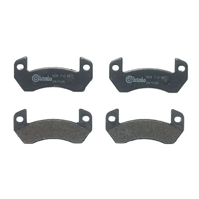 Bild av BREMBO P 62 002 Jeu de plaquettes frein contact signal d&#039;usure exclu sans accessoires AIXAM: 400 3/5 portes, A.751 A.721 portes