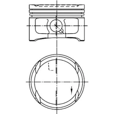 Bild av Kolv Kolbenschmidt 99563600