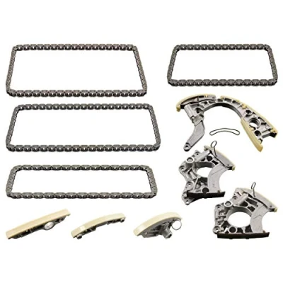 Bild av FEBI BILSTEIN 101882 Jeu de distribution à chaînes Simplex, Chaîne fermée AUDI: Q7, A5 B8 Coupe, A6 C6 Avant, VOLKSWAGEN: Touareg I