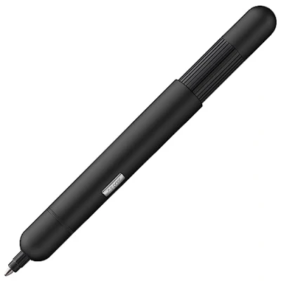 Bild av LAMY Pico liten fickkulspetspenna 288 tillverkad av metall i matt lackfinish svart med tryckmekanik, inkl. Compactmine M 22 linjebredd