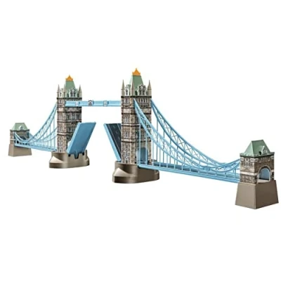 Bild av Ravensburger 12559 3D Pussel byggnader Tower Bridge London 216 bitar tredimensionell bygglädje &amp; inget lim behövs för vuxna och barn från 10 år