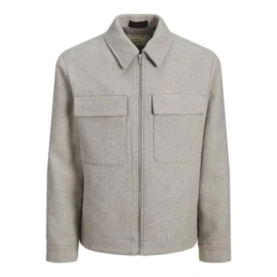 Bild av JACK&amp;JONES JPRBLURUSSEL ullblandningsjacka SN jacka, Havregryn, L, L