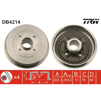 Bild av Bromstrumma TRW DB4214