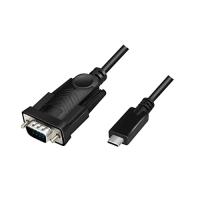 Bild av LogiLink AU0051A USB 2.0 (Type C) till Serial (RS232) adapterkabel för Windows (upp Win11), längd 1,2 m