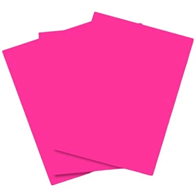 Bild av House of Card &amp; Paper A4 80 GSM färgat papper ljusrosa (förpackning med 50 ark), HCP58