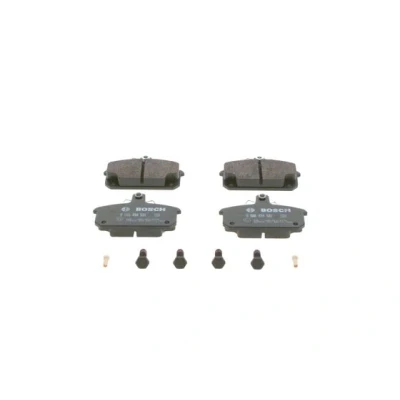 Bild av BOSCH 0 986 494 531 Jeu de plaquettes frein Low Metallic contact signal d&#039;usure inclus avec vis/boulons, instructions montage