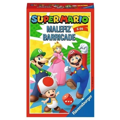 Bild av Ravensburger 20529 Super Mario Malefiz, resespel för 2 4 spelare, från 6 år, kompakt format, resespel, spelklassiker
