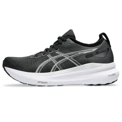 Bild av Asics Gelkayano 31 Väglöparskor, Storlek: 37.5, Black/pure silver Textil/syntet