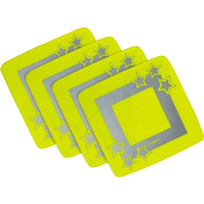 Bild av reer LightReflex reflektorset, 4 stycken, lysande och reflekterande, uppfyller standarden för varningskläder