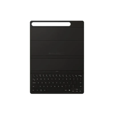 Bild av Samsung Book Cover Keyboard Slim EF DX720 för Galaxy Tab S9 FE med QWERTZ tangentbord och AI knapp, ett stycke surfplattefodral, smal design, S pennfack, svart