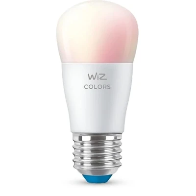 Bild av WiZ Color/RGB Smart LED belysning (WiFi och Bluetooth), 40W, P45, E27, 2200 6500 Kelvin, Dimbar i kallvitt till varmvitt + 16 miljoner färger