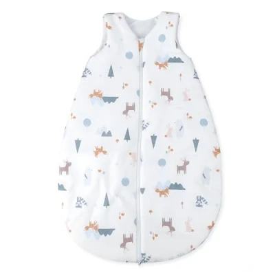 Bild av Julius Zöllner Baby året runt sovsäck av jersey bomull, standard 100 by Oeko Tex, tillverkad i Tyskland, storlek 86, Little Fox