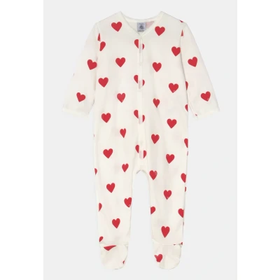 Bild av Petit Bateau DORS BIEN Y Chaud MAR Nattdräkt för barn, Storlek: 80, Marshmallow/terkuit