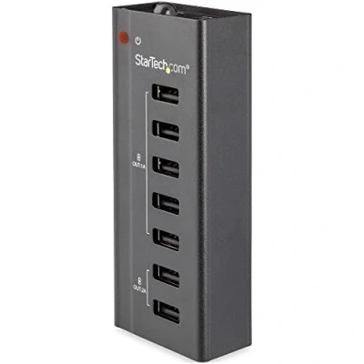 Bild av StarTech.com ST7C51224EU USB laddningsstation 7 port (5 x 1 A portar och 2 portar, fristående, laddningsremsor för flera enheter)