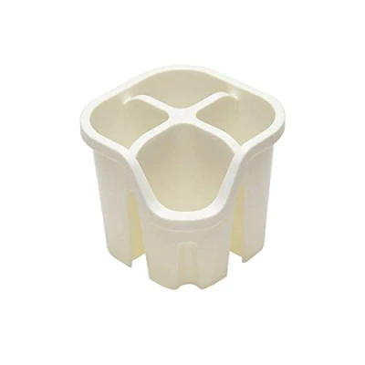 Bild av Addis 517940 Bestick Redskap Dränering Caddy med 4 fack, Linnekräm, 14 x 13 cm