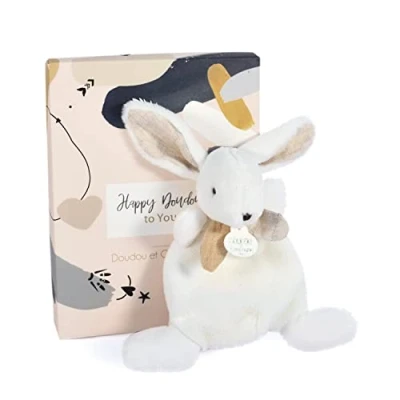 Bild av DouDOU et Compagnie Mini Rabbit Happy Wild Beige 17 cm DC3881