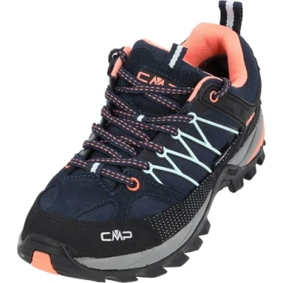Bild av CMP Rigel LOW Trekking SHOE WP Hikingskor, Storlek: 40, Blue/giada/peach Skinn/syntet