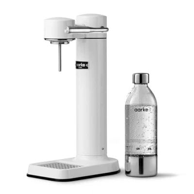 Bild av Aarke Carbonator 3, Kolsyremaskin i Rostfritt Stål med BPA fri Flaska (800ml), Vit