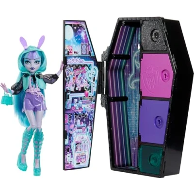 Bild av Monster High Skulltimate Secrets Neon Frights Docka Twyla