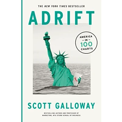 Bild av Adrift: 100 Charts that Reveal Why America is on the Brink of Change