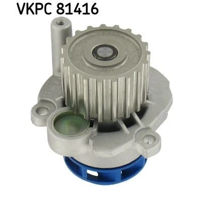 Bild av SKF VKPC 81416 Pompe à eau 19 avec joints Matière plastique pour transmission par courroie de distribution VOLKSWAGEN: Polo IV 3/5 portes