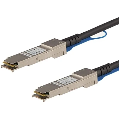 Bild av StarTech.com Cisco QSFP H40G CU0 5M Compatible QSFP+ direct attach cable 0.5 m (1.6 ft) 40 GbE 40GBase 50 cm black Svart meter