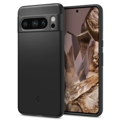Bild av Spigen skal med tunn passform kompatibelt Google Pixel 8 Pro svart