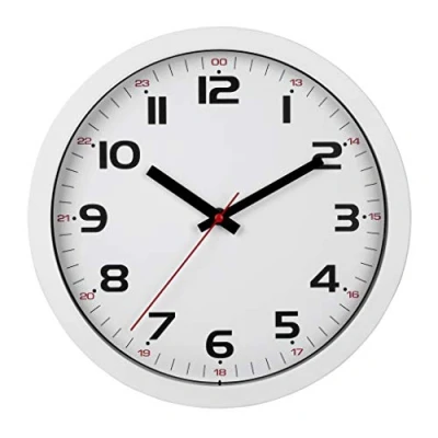 Bild av TFA Dostmann analog väggklocka, 60.3050.02, vit