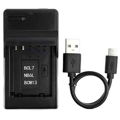 Bild av DMW BCM13 USB Laddare för Panasonic DMC TZ55, TZ60, TZ61, Lumix FT5, TS5, TZ70, ZS40, ZS50 Kamera och Mer
