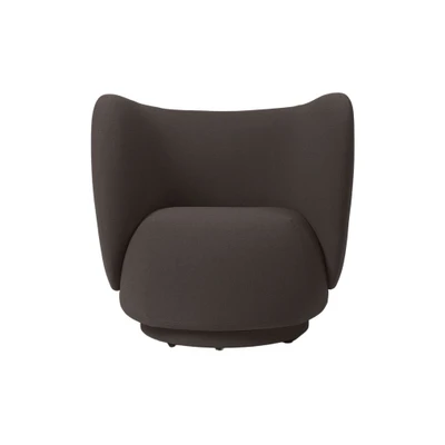 Bild av Ferm Living Rico Lounge Chair Fåtölj Grain Chocolate W87 x H76,5 D76 SH41 cm