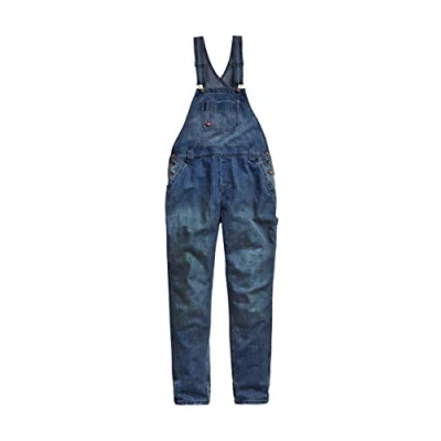 Bild av Dickies kvinnors pojkvän haklapp overall, Retro Stonewash, XS