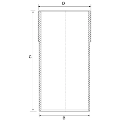 Bild av Cylinderhylsa GOETZE ENGINE 14 710020 00