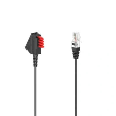 Bild av Hama DSL box kabel, TAE F kontakt modulär 8p2c, 10 m, svart