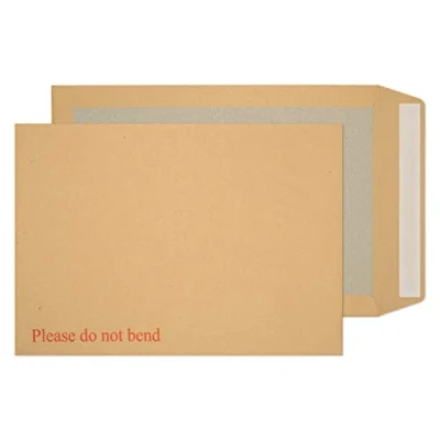 Bild av Blake Purely Packaging B4 352 x 250 mm bräda bakficka skal &amp; försegla kuvert (8112) manilla förpackning med 125
