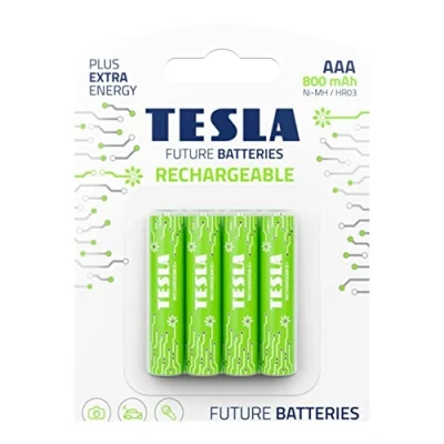 Bild av Tesla Rechargeable battery AAA LR03 800 Mah (4 pcs.)