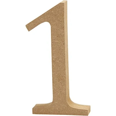 Bild av Creativ Company Number 1 MDF 13cm 1pc.
