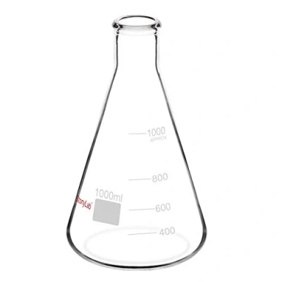 Bild av stonylab 1 pack Glas 1000 ml Tung Vägg Smal Mun Erlenmeyer Flaskor med Kraftig Kant