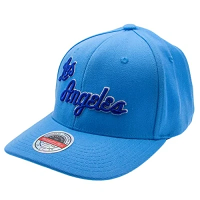 Bild av Mitchell &amp; Ness NBA/HWC Team Ground 2.0 Classic Red Curved Snapback, Los Angeles Lakers, 1960 logotyp, blå, one size