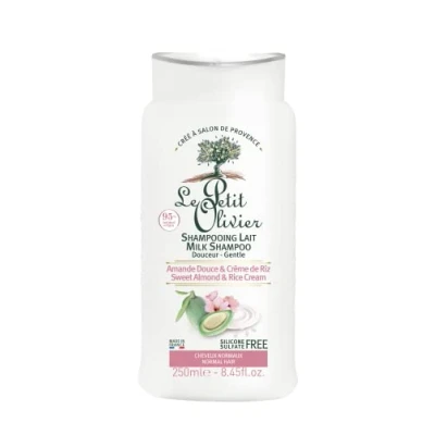 Bild av Le Petit Olivier Amande &amp; Riz Shampoo 250 ml sköljschampo för normalt hår