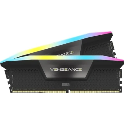 Bild av Corsair VENGEANCE RGB DDR5 RAM 32 GB (2x16 GB) 7200MHz CL34 Intel XMP iCUE kompatibel datorminne svart (CMH32GX5M2X7200C34)