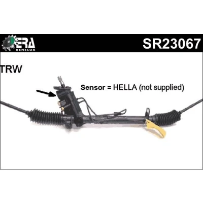 Bild av ERA Benelux SR23067 Crémaillère De Direction hydraulique avec alésage pour capteur TRW SEAT: Ibiza 3, Córdoba II Berline