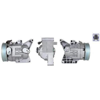 Bild av LUCAS ACP01138 Compresseur De Climatisation PAG 100 R 134a avec joints MAZDA: MX 5 3