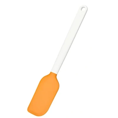 Bild av Fiskars slickepott med silikonhuvud, längd: 27,5 cm, plast/silikon, orange/vit, Functional Form, 1023615